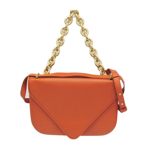 BOTTEGA VENETA Orange Leather Shoulder Bag - Picture 1 of 16